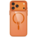 Tech-Protect iPhone 18 Pro / 17 Pro MagMat Mobil Cover - MagSafe Kompatibel - Gennemsigtig / Orange