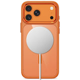 Tech-Protect iPhone 18 Pro Max / 17 Pro Max MagMat Mobil Cover - MagSafe Kompatibel - Gennemsigtig / Orange
