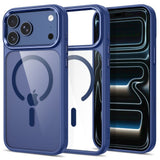 Tech-Protect iPhone 18 Pro Max / 17 Pro Max MagMat Mobil Cover - MagSafe Kompatibel - Gennemsigtig / Blå