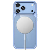 Tech-Protect iPhone 18 Pro / 17 Pro MagMat Mobil Cover - MagSafe Kompatibel - Gennemsigtig / Lyseblå