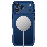 Tech-Protect BasicMag iPhone 17 Pro / 18 Pro Hybrid Bagside Cover - MagSafe Kompatibel - Mat Mørkeblå
