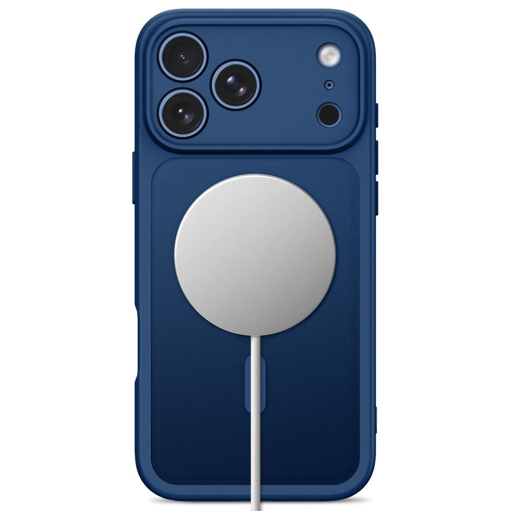 Tech-Protect BasicMag iPhone 17 Pro Max / 18 Pro Max Hybrid Bagside Cover - MagSafe Kompatibel - Mat Mørkeblå