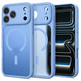 Tech-Protect BasicMag iPhone 17 Pro Max / 18 Pro Max Hybrid Bagside Cover - MagSafe Kompatibel - Mat Lyseblå