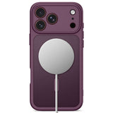 Tech-Protect BasicMag iPhone 17 Pro / 18 Pro Hybrid Bagside Cover - MagSafe Kompatibel - Mat Rød