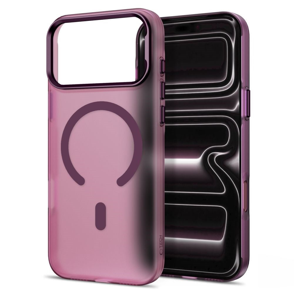 Tech-Protect iPhone 18 Pro Max / 17 Pro Max MagZero Mobil Cover - MagSafe Kompatibel - Matte Dark Cherry