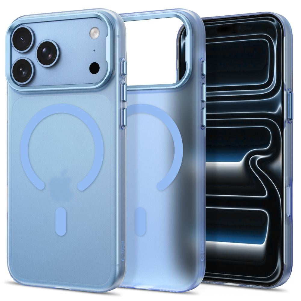 Tech-Protect iPhone 18 Pro Max / 17 Pro Max MagZero Mobil Cover - MagSafe Kompatibel - Matte Light Blue