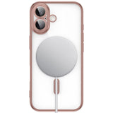 Tech-Protect iPhone 17 MagFlex Cover - MagSafe Kompatibel - Rose Gold / Gennemsigtig