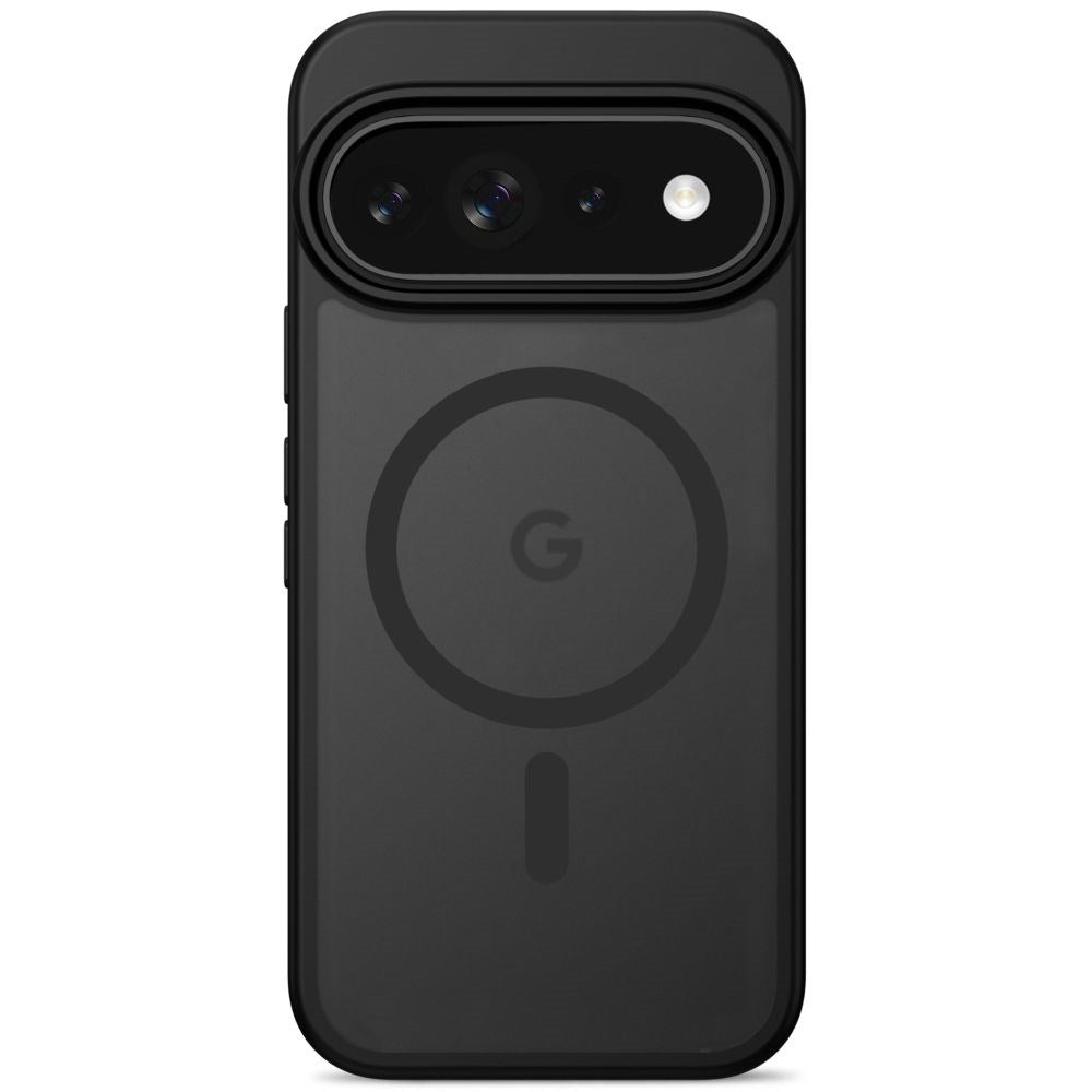 Tech-Protect Google Pixel 11 / 11 Pro / 10 / 10 Pro / 9 / 9 Pro MagMat Bagside Cover - MagSafe Kompatibel - Mat Sort