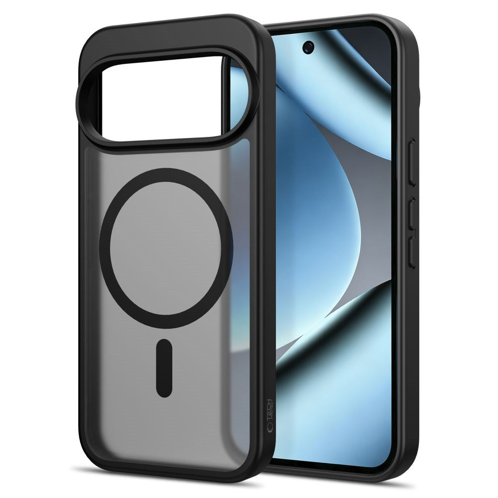 Tech-Protect Google Pixel 11 / 11 Pro / 10 / 10 Pro / 9 / 9 Pro MagMat Bagside Cover - MagSafe Kompatibel - Mat Sort