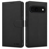 Google Pixel 11 / 11 Pro Tech-Protect Wallet Kunstlæder Flip Cover - Sort