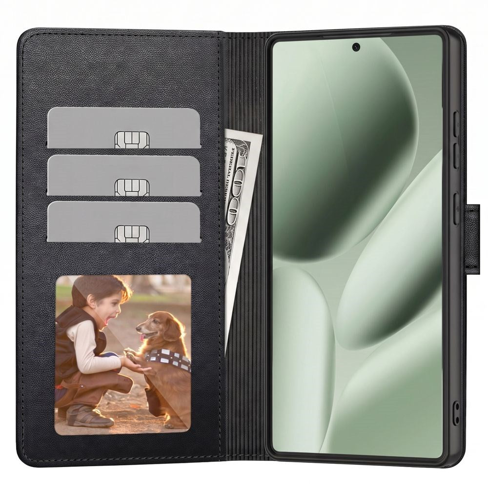 Google Pixel 11 / 11 Pro Tech-Protect Wallet Kunstlæder Flip Cover - Sort