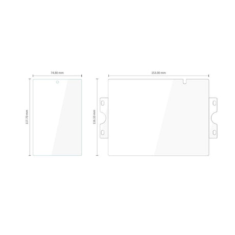 Tech-Protect Samsung Galaxy Z Fold8 Easy Set Foil & Glass Fit+ 4-i-1 Forside- & Bagsideskærm Beskyttelsessæt  - Gennemsigtig