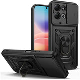 Xiaomi Redmi 17 (5G) / (4G) Tech-Protect Camshield Pro Håndværker Cover m. Cam Slider & Ståfunktion - Sort