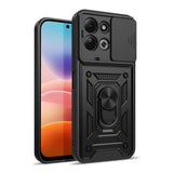 Xiaomi Redmi 17 (5G) / (4G) Tech-Protect Camshield Pro Håndværker Cover m. Cam Slider & Ståfunktion - Sort