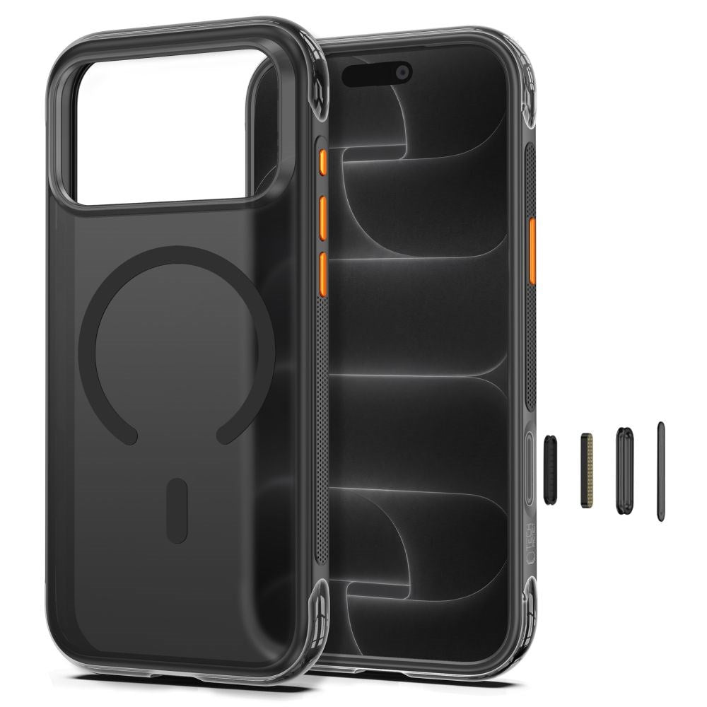 Tech-Protect iPhone 18 Pro Max / 17 Pro Max MagAir Bagside Cover - MagSafe Kompatibel - Mat Sort