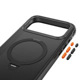 Tech-Protect iPhone 18 Pro / 17 Pro MagAir Stand Mobil Cover m. Kickstand - MagSafe Kompatibel - Mat Sort