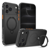 Tech-Protect iPhone 18 Pro Max / 17 Pro Max MagAir Stand Mobil Cover m. Kickstand - MagSafe Kompatibel - Mat Sort