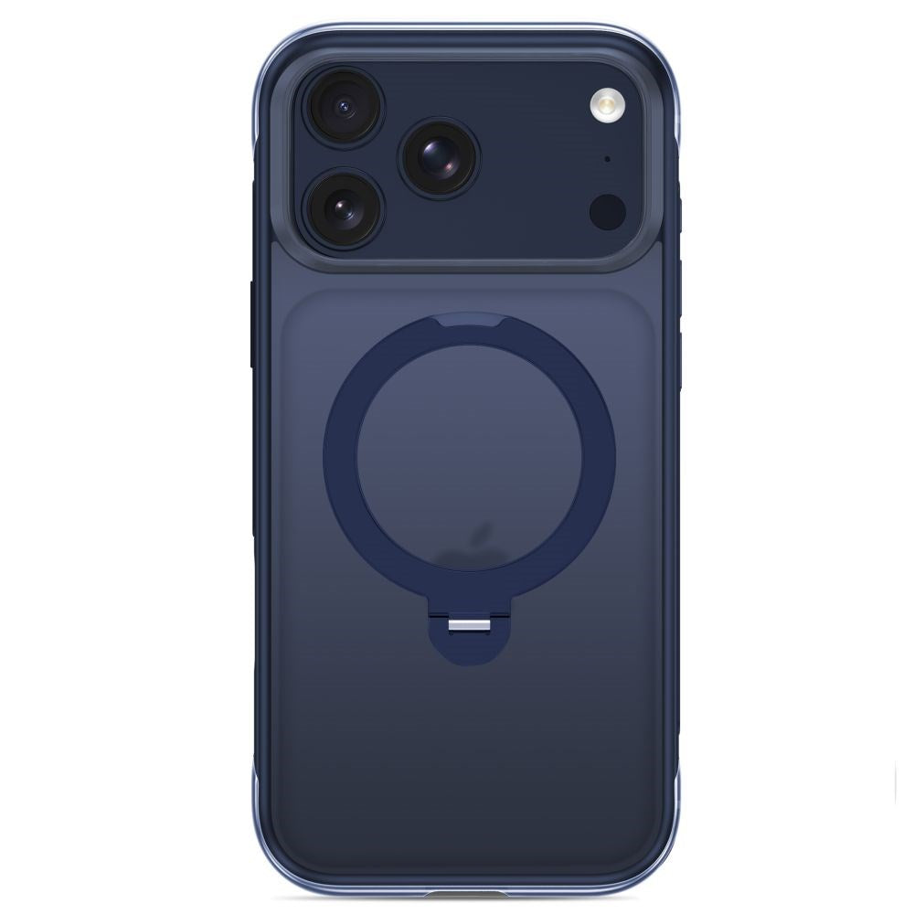 Tech-Protect iPhone 18 Pro / 17 Pro MagAir Stand Mobil Cover m. Kickstand - MagSafe Kompatibel - Mat Blå
