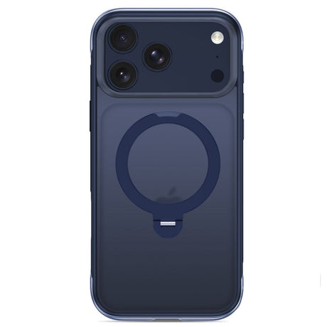 Tech-Protect iPhone 18 Pro / 17 Pro MagAir Stand Mobil Cover m. Kickstand - MagSafe Kompatibel - Mat Blå