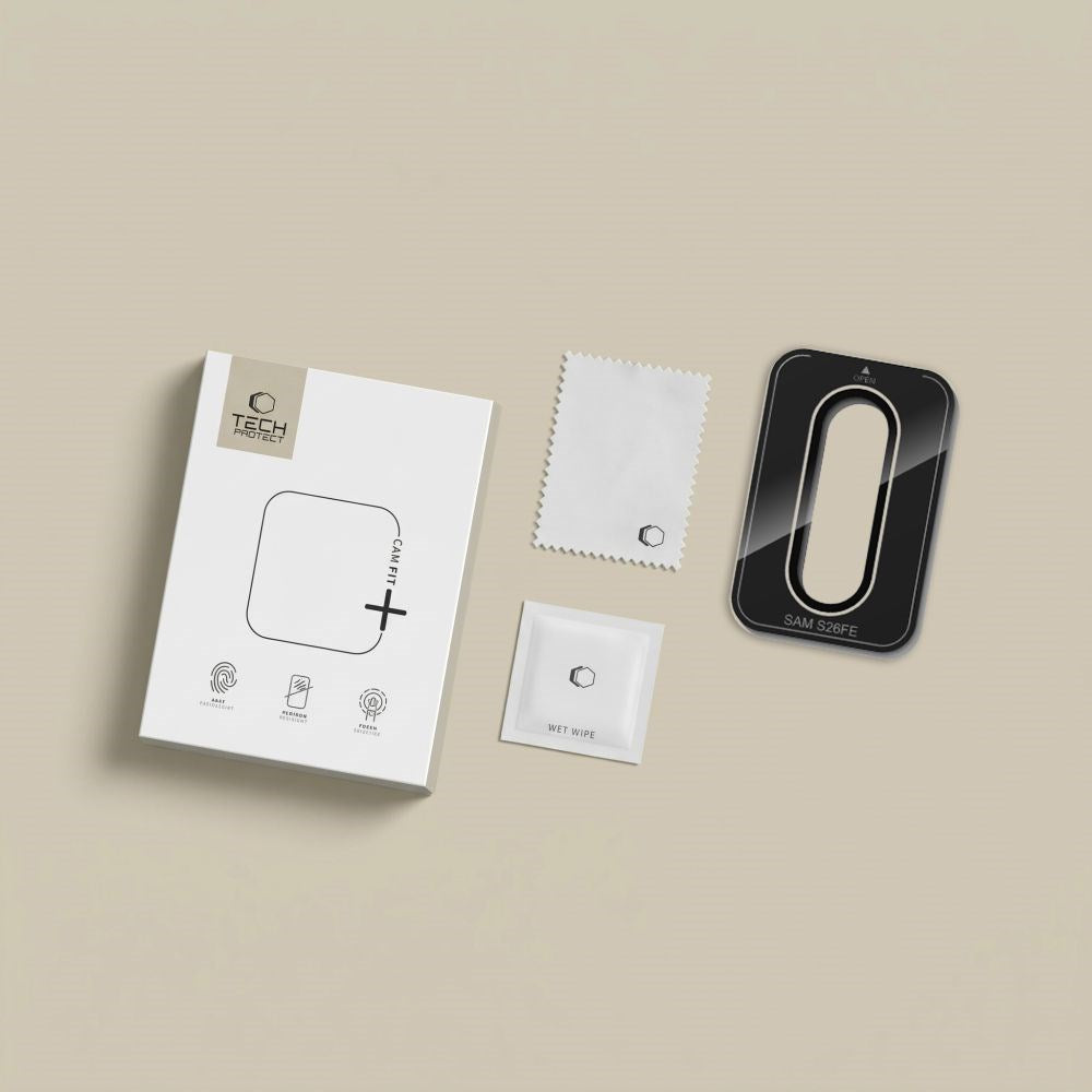 Tech-Protect Samsung Galaxt S26 FE Camring Fit+ Kameralinsebeskyttelse - Gennemsigtig