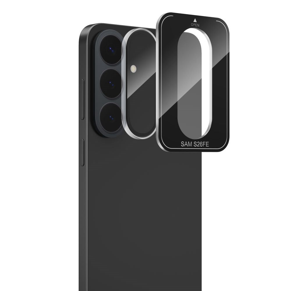 Tech-Protect Samsung Galaxt S26 FE Camring Fit+ Kameralinsebeskyttelse - Gennemsigtig
