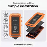 Samsung Galaxy A18 (4G / 5G) Tech-Protect Quick Set Spy+ Privacy Beskyttelsesglas - 2 stk - Gennemsigtig