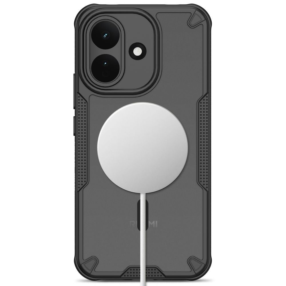 Xiaomi Redmi Note 17 Pro (5G) Tech-Protect Rugged Shield Bagside Cover - MagSafe Kompatibel - Mat Sort