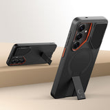 Samsung Galaxy S26 Tech-Protect Kevlar Aura Hybrid Bagside Cover - MagSafe Kompatibel - Sort
