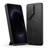 Samsung Galaxy S26 Ultra Tech-Protect Kevlar Aura Hybrid Bagside Cover - MagSafe Kompatibel - Sort