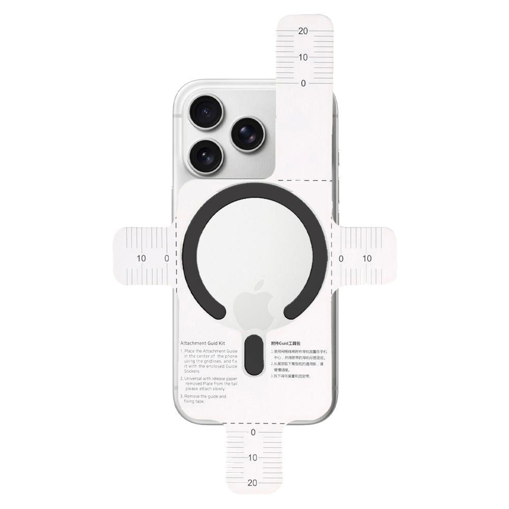 Tech-Protect - MagSafe Ring m. Installationsramme - Sort