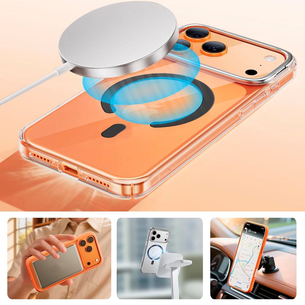 Tech-Protect - MagSafe Ring m. Installationsramme - Sort