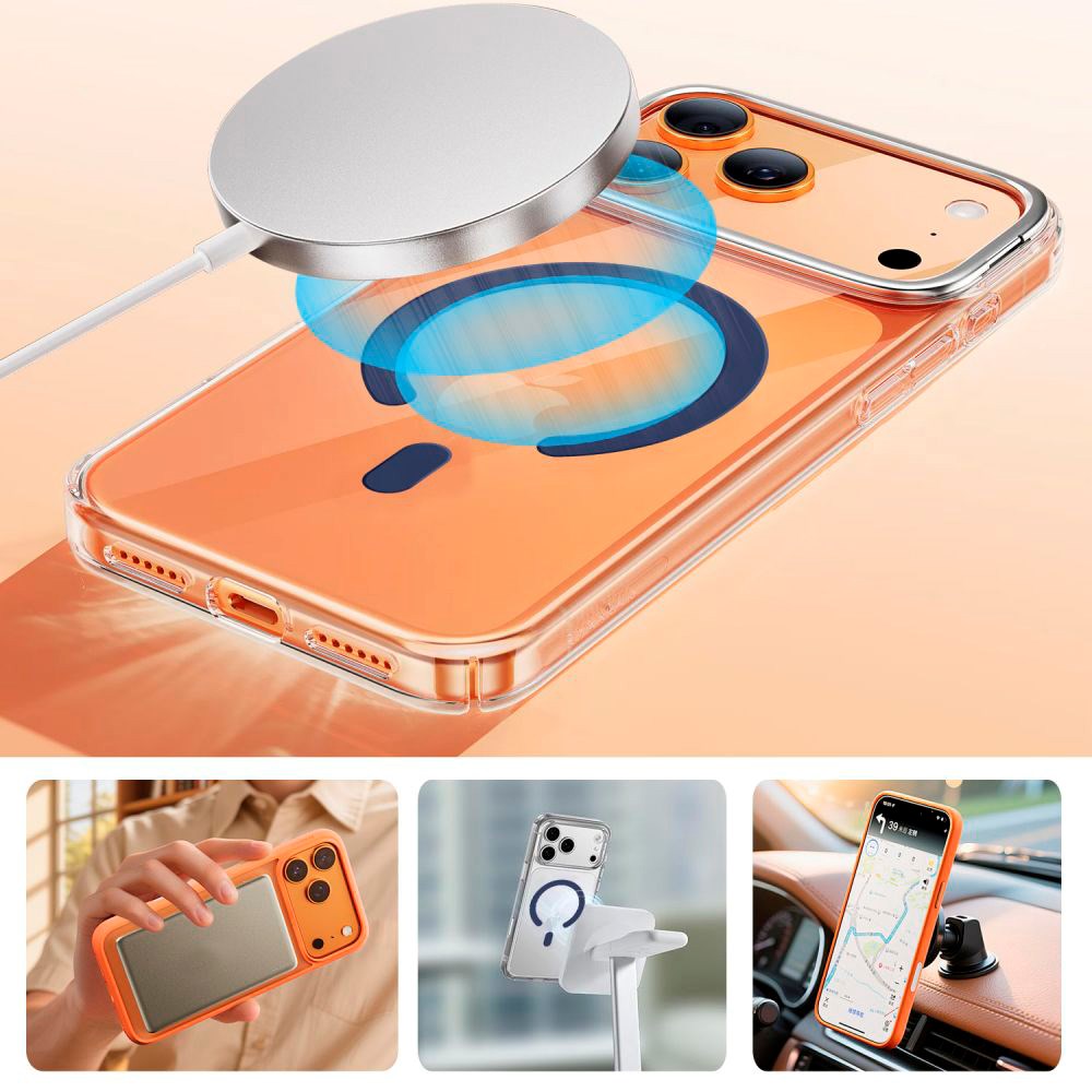 Tech-Protect - MagSafe Ring m. Installationsramme - Blå