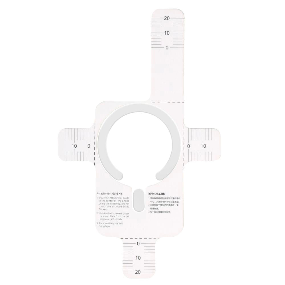 Tech-Protect - MagSafe Ring m. Installationsramme - Hvid