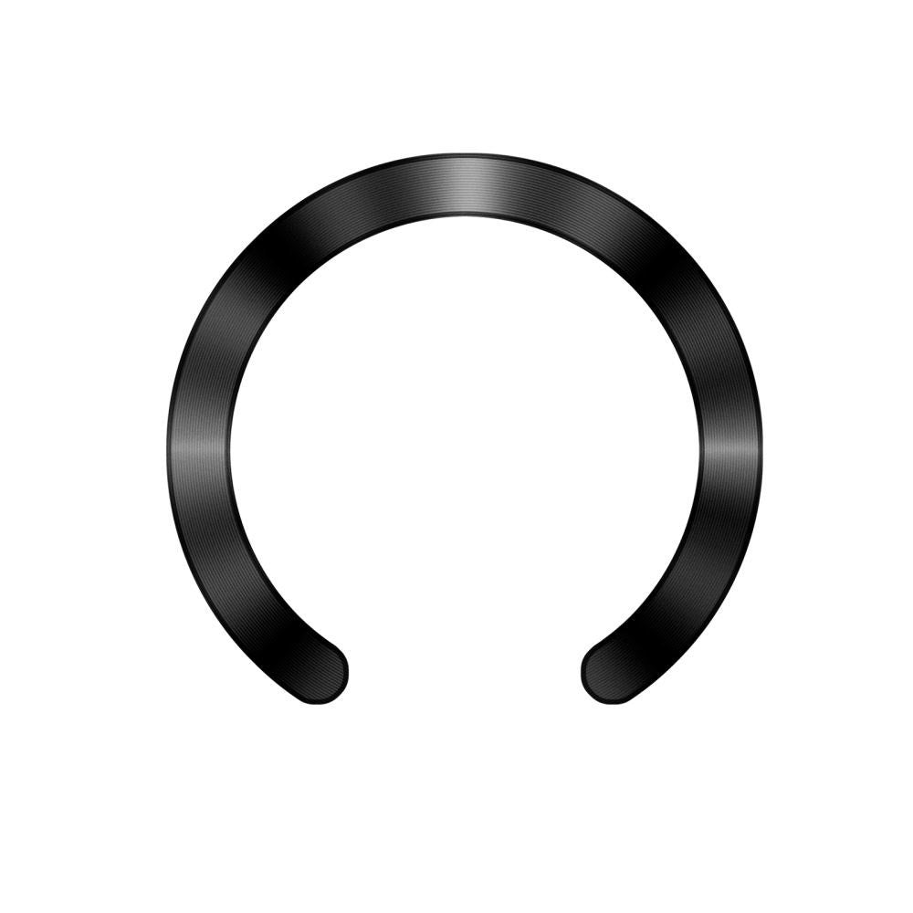 Tech-Protect MagSafe Kompatibel Magnetisk Ring - Installationsramme - 2 stk - Orange / Sort