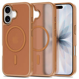 Tech-Protect iPhone 17 BasicMag Hybrid Bagside Cover - MagSafe Kompatibel - Mat Brun