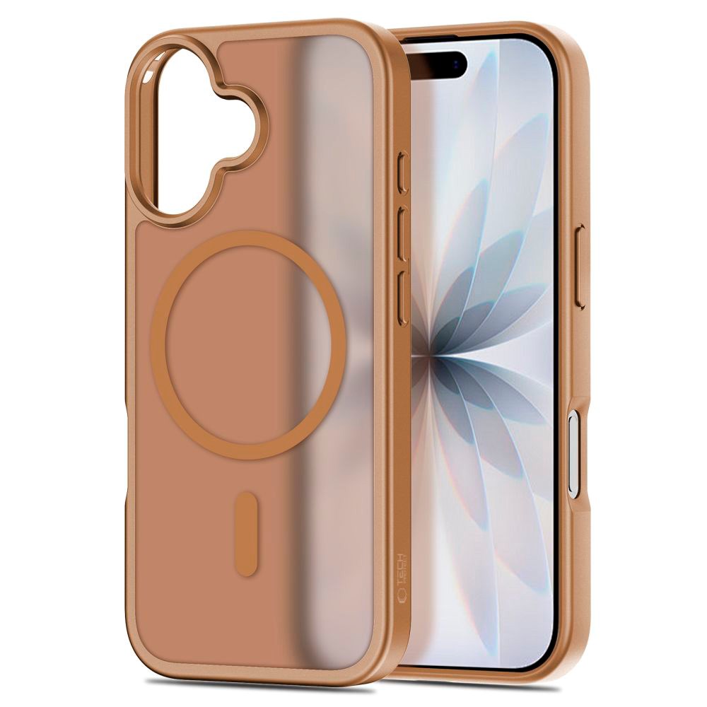 Tech-Protect iPhone 17 BasicMag Hybrid Bagside Cover - MagSafe Kompatibel - Mat Brun