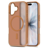Tech-Protect iPhone 17 BasicMag Hybrid Bagside Cover - MagSafe Kompatibel - Mat Brun