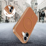 Tech-Protect iPhone 17 BasicMag Hybrid Bagside Cover - MagSafe Kompatibel - Mat Brun