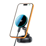 Tech-Protect Magnetisk Bilholder - Trådløs Opladning 25W - Instrumentbræt - MagSafe Kompatibel - Sort