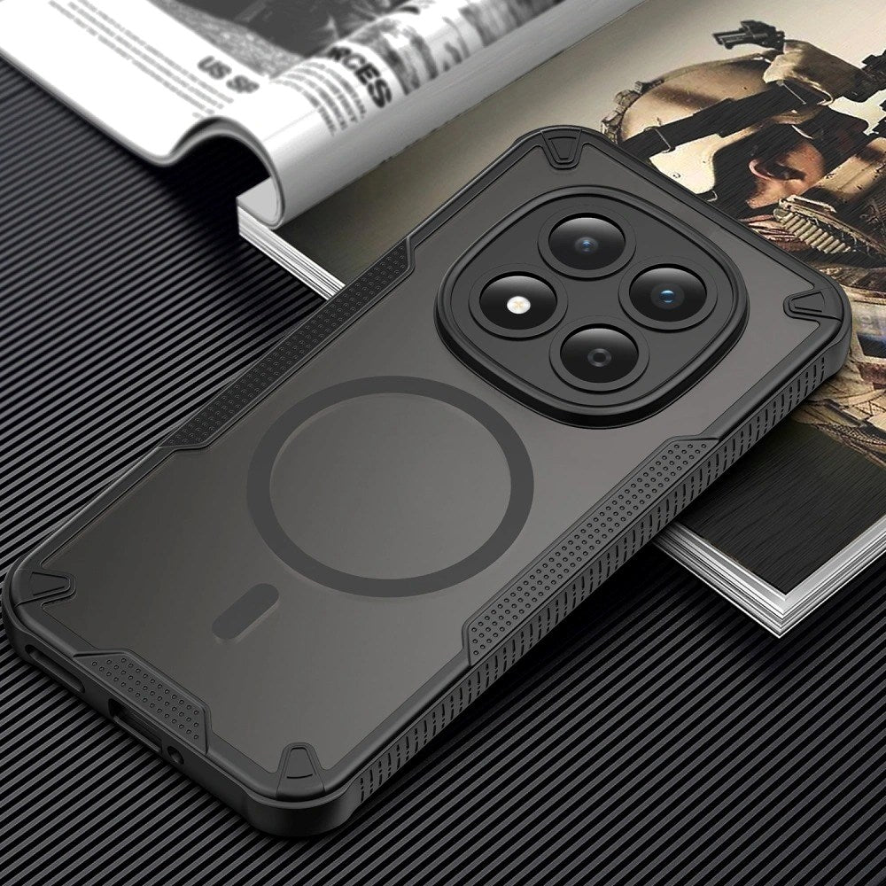 Xiaomi Redmi Note 15 Pro Tech-Protect Rugged Shield Case - MagSafe Kompatibel - Mat Sort