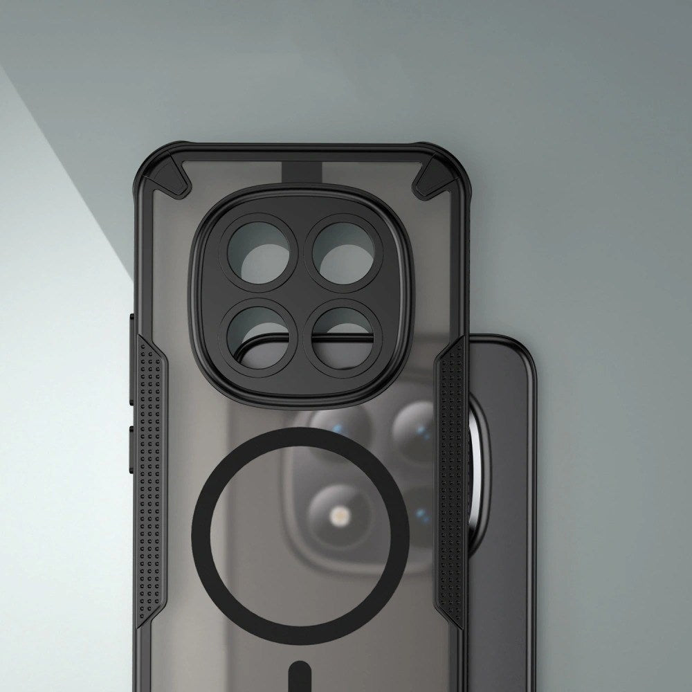 Xiaomi Redmi Note 15 Pro+ (Plus) Tech-Protect Rugged Shield Case - MagSafe Kompatibel - Mat Sort