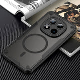 Xiaomi Redmi Note 15 Pro+ (Plus) Tech-Protect Rugged Shield Case - MagSafe Kompatibel - Mat Sort