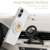 Tech-Protect Lamano Mobil Ring - MagSafe Kompatibel - Sølv / Guld