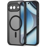 Tech-Protect Google Pixel 10a MagMat Hybrid Bagside Cover - MagSafe Kompatibel - Sort