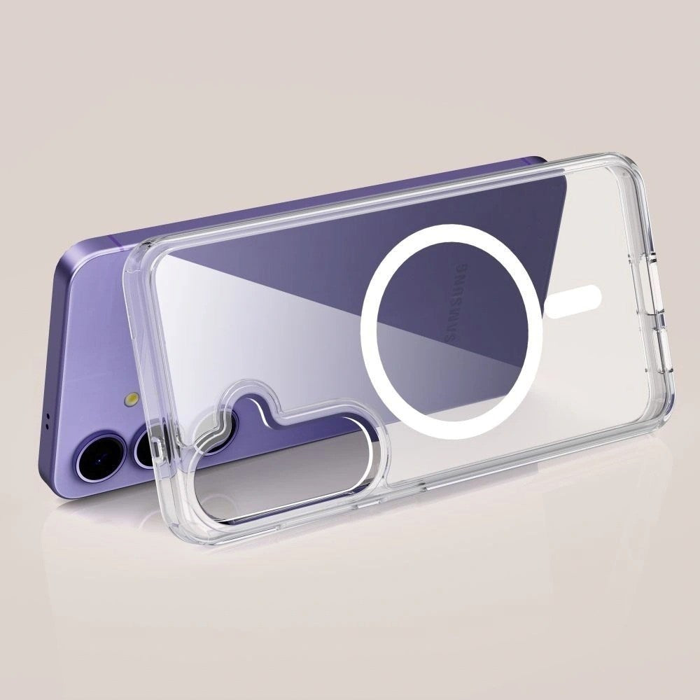 Samsung Galaxy S26+ (Plus) Tech-Protect Flexair Hybrid Bagside Cover - MagSafe Kompatibel - Gennemsigtig