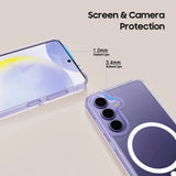 Samsung Galaxy S26+ (Plus) Tech-Protect Flexair Hybrid Bagside Cover - MagSafe Kompatibel - Gennemsigtig