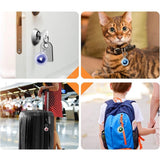 Tech-Protect Apple AirTag 1. & 2. Gen. Icon Case m. Karabinhage - 4 stk. - Gennemsigtig