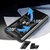 Xiaomi Redmi Note 14 (5G) Tech-Protect Camshield Cover m. Magnetisk Fingerring & Ståfunktion - Sort