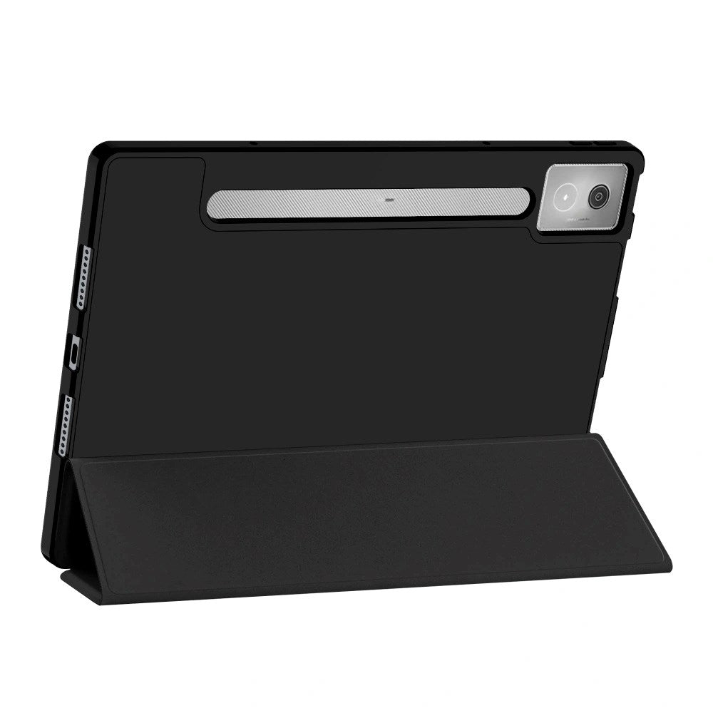 Lenovo IdeaTab Pro - Tech-Protect - Silikone Flip Cover m. Ståfunktion & Pen Holder - Sort