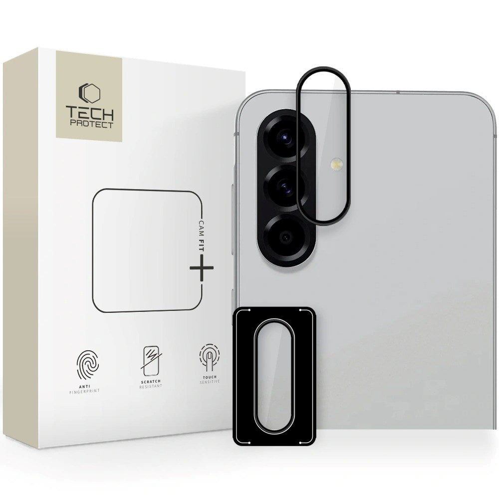 Tech-Protect Samsung Galaxy A36 (5G) / A56 (5G) Linsebeskyttelse - Camring Fit+ - Gennemsigtig / Sort Kant